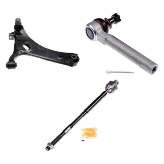 Dorman® - OE Solutions™ Front Driver Side Lower Control Arm with Ball Joint and Tie Rod End Kit