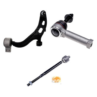 Dorman® - OE Solutions™ Front Driver Side Lower Control Arm with Ball Joint and Tie Rod End Kit
