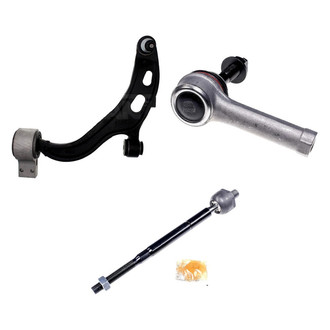 Dorman® - OE Solutions™ Front Driver Side Lower Control Arm with Ball Joint and Tie Rod End Kit