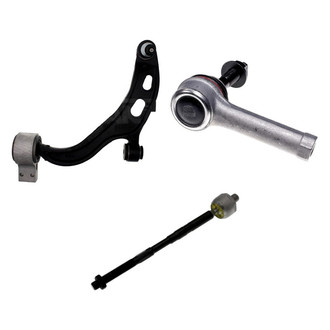 Dorman® - OE Solutions™ Front Driver Side Lower Control Arm with Ball Joint and Tie Rod End Kit