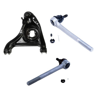 Dorman® - OE Solutions™ Front Driver Side Lower Control Arm with Ball Joint and Tie Rod End Kit