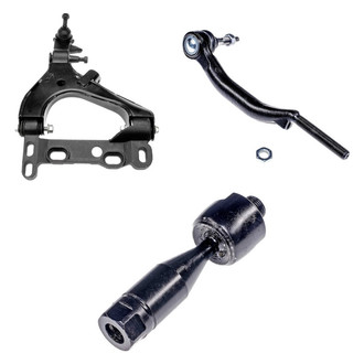 Dorman® - OE Solutions™ Front Driver Side Lower Control Arm with Ball Joint and Tie Rod End Kit