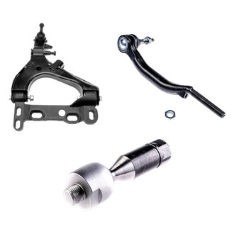Dorman® - OE Solutions™ Front Driver Side Lower Control Arm with Ball Joint and Tie Rod End Kit