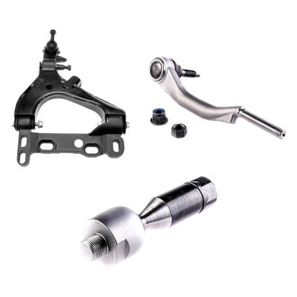 Dorman® - OE Solutions™ Front Driver Side Lower Control Arm with Ball Joint and Tie Rod End Kit