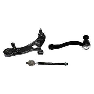 Dorman® - OE Solutions™ Front Driver Side Lower Control Arm with Ball Joint and Tie Rod End Kit