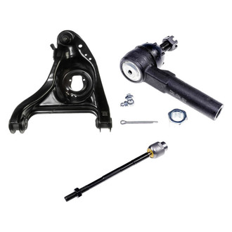 Dorman® - OE Solutions™ Front Driver Side Lower Control Arm with Ball Joint and Tie Rod End Kit