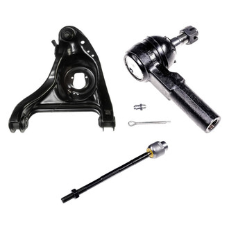Dorman® - OE Solutions™ Front Driver Side Lower Control Arm with Ball Joint and Tie Rod End Kit