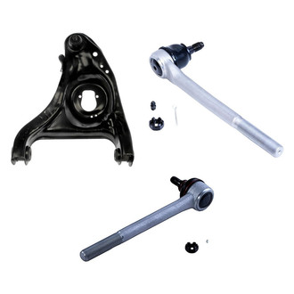 Dorman® - OE Solutions™ Front Driver Side Lower Control Arm with Ball Joint and Tie Rod End Kit