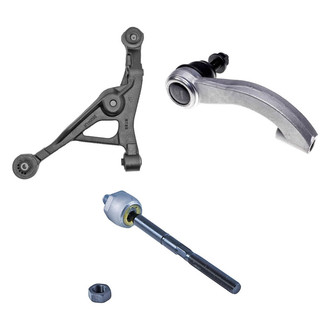 Dorman® - OE Solutions™ Front Driver Side Lower Control Arm with Ball Joint and Tie Rod End Kit
