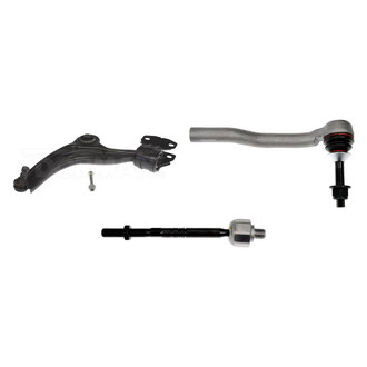 Dorman® - OE Solutions™ Front Driver Side Lower Control Arm with Ball Joint and Tie Rod End Kit