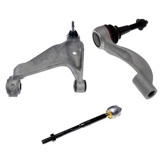 Dorman® - OE Solutions™ Front Driver Side Lower Control Arm with Ball Joint and Tie Rod End Kit