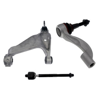 Dorman® - OE Solutions™ Front Driver Side Lower Control Arm with Ball Joint and Tie Rod End Kit