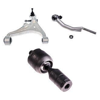 Dorman® - OE Solutions™ Front Driver Side Lower Control Arm with Ball Joint and Tie Rod End Kit