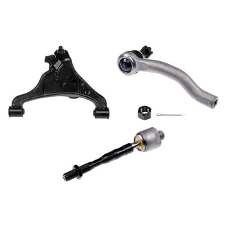 Dorman® - OE Solutions™ Front Driver Side Lower Control Arm with Ball Joint and Tie Rod End Kit