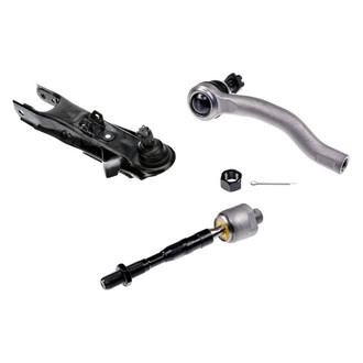Dorman® - OE Solutions™ Front Driver Side Lower Control Arm with Ball Joint and Tie Rod End Kit