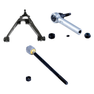 Dorman® - OE Solutions™ Front Driver Side Lower Control Arm with Ball Joint and Tie Rod End Kit