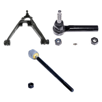 Dorman® - OE Solutions™ Front Driver Side Lower Control Arm with Ball Joint and Tie Rod End Kit