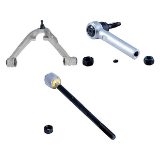 Dorman® - OE Solutions™ Front Driver Side Lower Control Arm with Ball Joint and Tie Rod End Kit