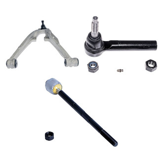 Dorman® - OE Solutions™ Front Driver Side Lower Control Arm with Ball Joint and Tie Rod End Kit