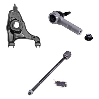 Dorman® - OE Solutions™ Front Driver Side Lower Control Arm with Ball Joint and Tie Rod End Kit
