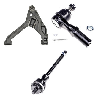 Dorman® - OE Solutions™ Front Driver Side Lower Control Arm with Ball Joint and Tie Rod End Kit
