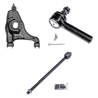 Dorman® - OE Solutions™ Front Driver Side Lower Control Arm with Ball Joint and Tie Rod End Kit