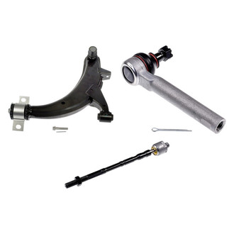 Dorman® - OE Solutions™ Front Driver Side Lower Control Arm with Ball Joint and Tie Rod End Kit