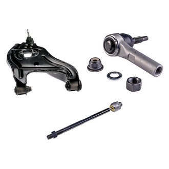 Dorman® - OE Solutions™ Front Driver Side Lower Control Arm with Ball Joint and Tie Rod End Kit