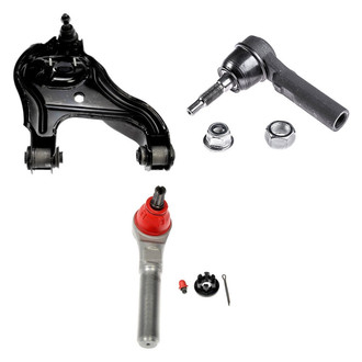 Dorman® - OE Solutions™ Front Driver Side Lower Control Arm with Ball Joint and Tie Rod End Kit
