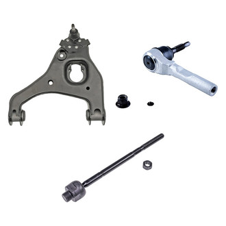 Dorman® - OE Solutions™ Front Driver Side Lower Control Arm with Ball Joint and Tie Rod End Kit