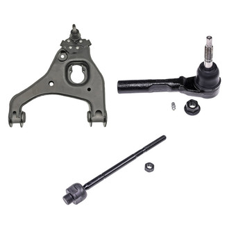 Dorman® - OE Solutions™ Front Driver Side Lower Control Arm with Ball Joint and Tie Rod End Kit
