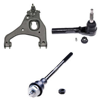 Dorman® - OE Solutions™ Front Driver Side Lower Control Arm with Ball Joint and Tie Rod End Kit