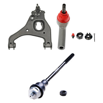 Dorman® - OE Solutions™ Front Driver Side Lower Control Arm with Ball Joint and Tie Rod End Kit
