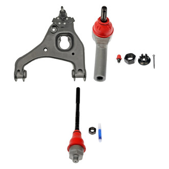Dorman® - OE Solutions™ Front Driver Side Lower Control Arm with Ball Joint and Tie Rod End Kit