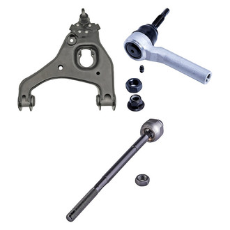 Dorman® - OE Solutions™ Front Driver Side Lower Control Arm with Ball Joint and Tie Rod End Kit
