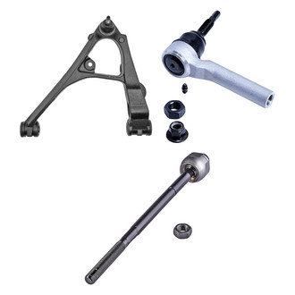 Dorman® - OE Solutions™ Front Driver Side Lower Control Arm with Ball Joint and Tie Rod End Kit