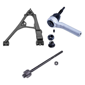 Dorman® - OE Solutions™ Front Driver Side Lower Control Arm with Ball Joint and Tie Rod End Kit