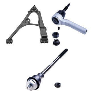 Dorman® - OE Solutions™ Front Driver Side Lower Control Arm with Ball Joint and Tie Rod End Kit