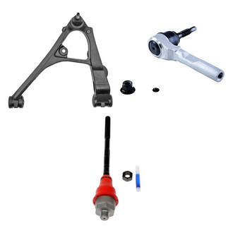 Dorman® - OE Solutions™ Front Driver Side Lower Control Arm with Ball Joint and Tie Rod End Kit