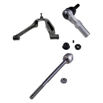 Dorman® - OE Solutions™ Front Driver Side Lower Control Arm with Ball Joint and Tie Rod End Kit