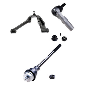 Dorman® - OE Solutions™ Front Driver Side Lower Control Arm with Ball Joint and Tie Rod End Kit