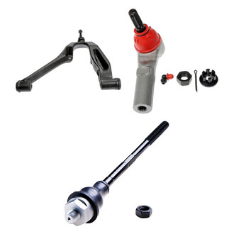 Dorman® - OE Solutions™ Front Driver Side Lower Control Arm with Ball Joint and Tie Rod End Kit