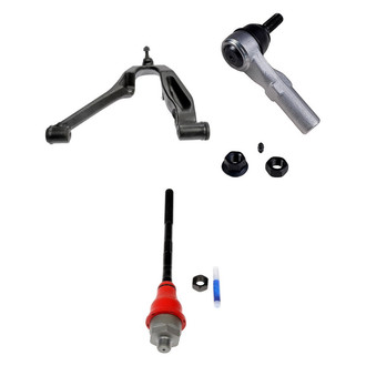 Dorman® - OE Solutions™ Front Driver Side Lower Control Arm with Ball Joint and Tie Rod End Kit