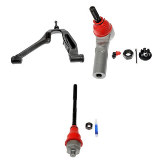 Dorman® - OE Solutions™ Front Driver Side Lower Control Arm with Ball Joint and Tie Rod End Kit
