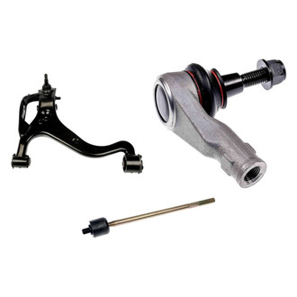 Dorman® - OE Solutions™ Front Driver Side Lower Control Arm with Ball Joint and Tie Rod End Kit