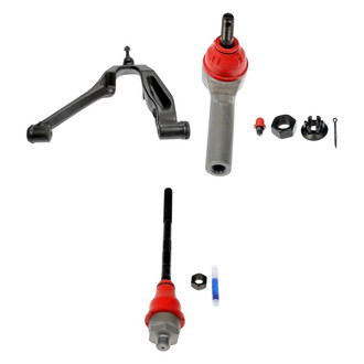 Dorman® - OE Solutions™ Front Driver Side Lower Control Arm with Ball Joint and Tie Rod End Kit