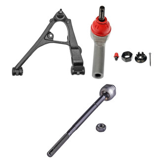 Dorman® - OE Solutions™ Front Driver Side Lower Control Arm with Ball Joint and Tie Rod End Kit