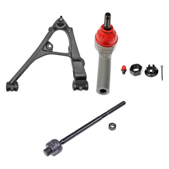 Dorman® - OE Solutions™ Front Driver Side Lower Control Arm with Ball Joint and Tie Rod End Kit