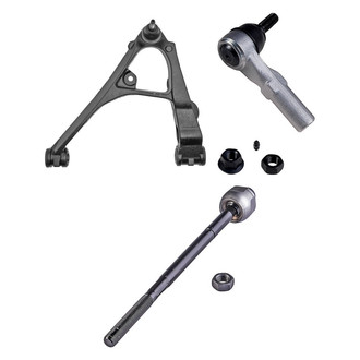 Dorman® - OE Solutions™ Front Driver Side Lower Control Arm with Ball Joint and Tie Rod End Kit