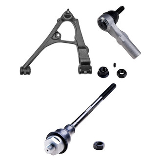 Dorman® - OE Solutions™ Front Driver Side Lower Control Arm with Ball Joint and Tie Rod End Kit